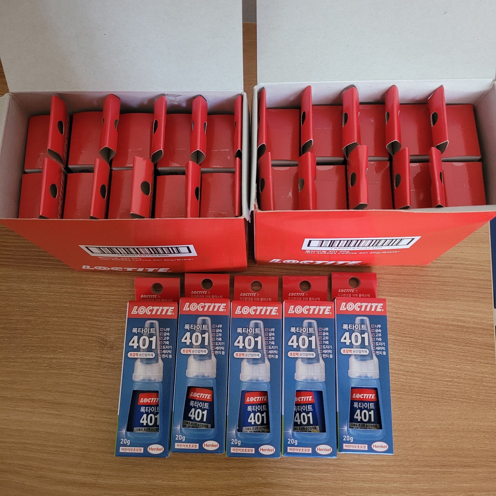 25pcs x Loctite 401 Henkel Instant Adhesive Super Strong glue 20g korea ver .