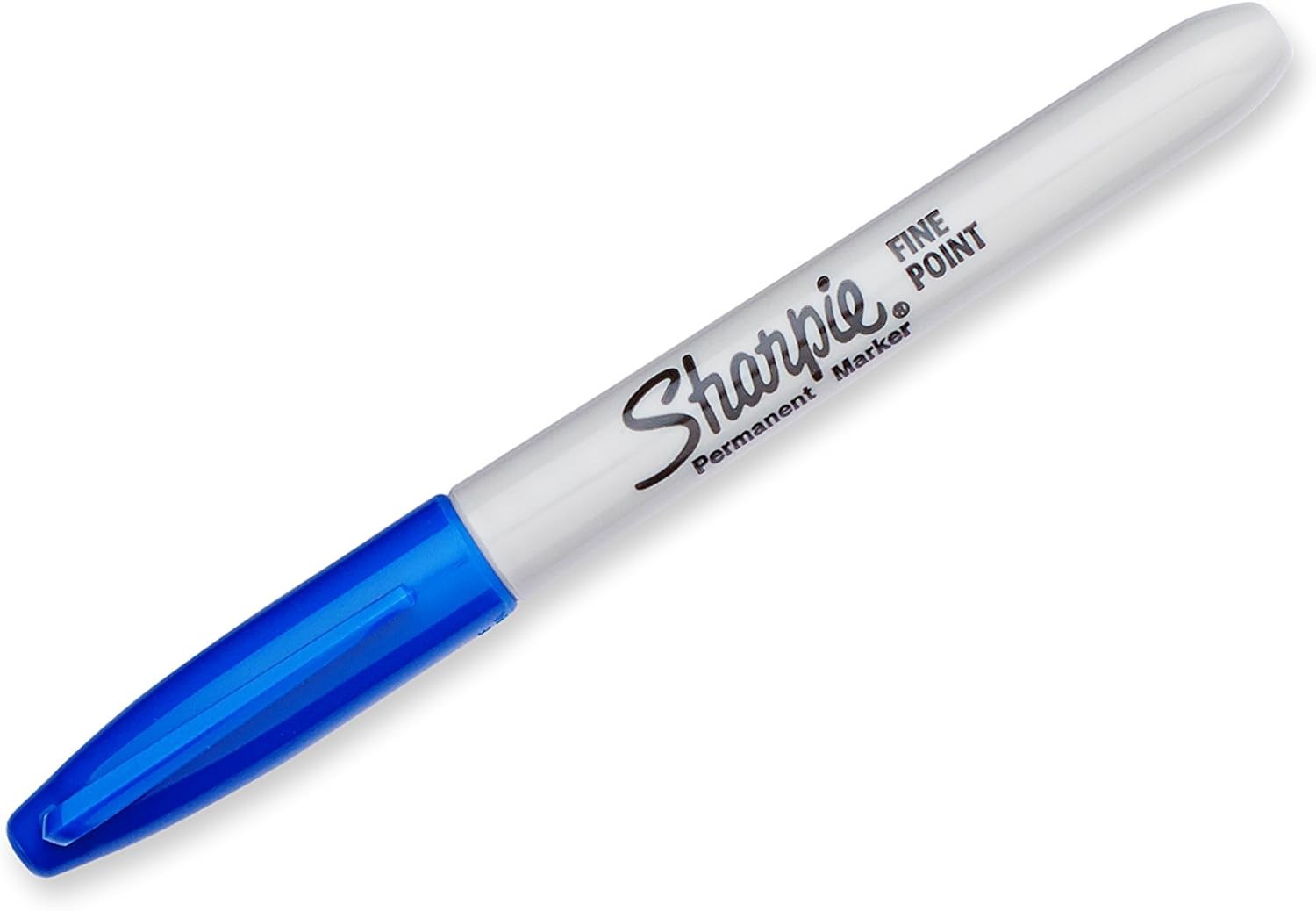 Sharpie Permanent Markers, Fine Point, Blue, 12 12 Count (Pack of 1), Blue