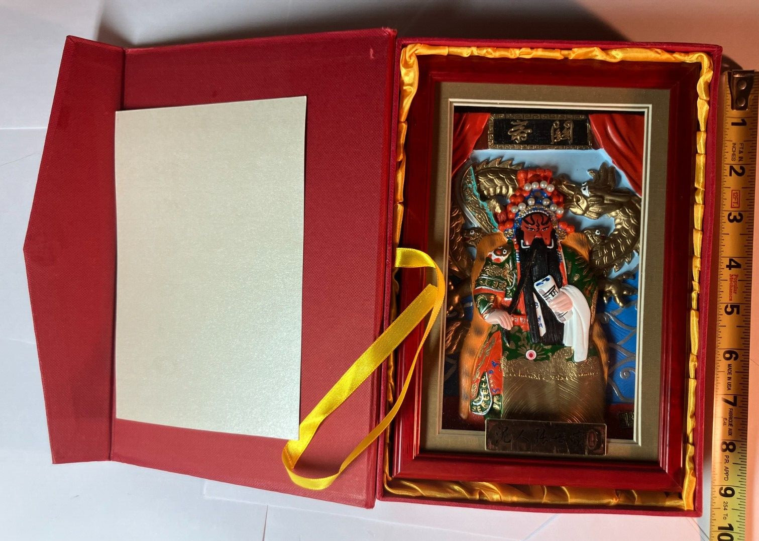 Vintage Heritage Cultures China Guan Yu Warrior Characters in Peking Opera EX!