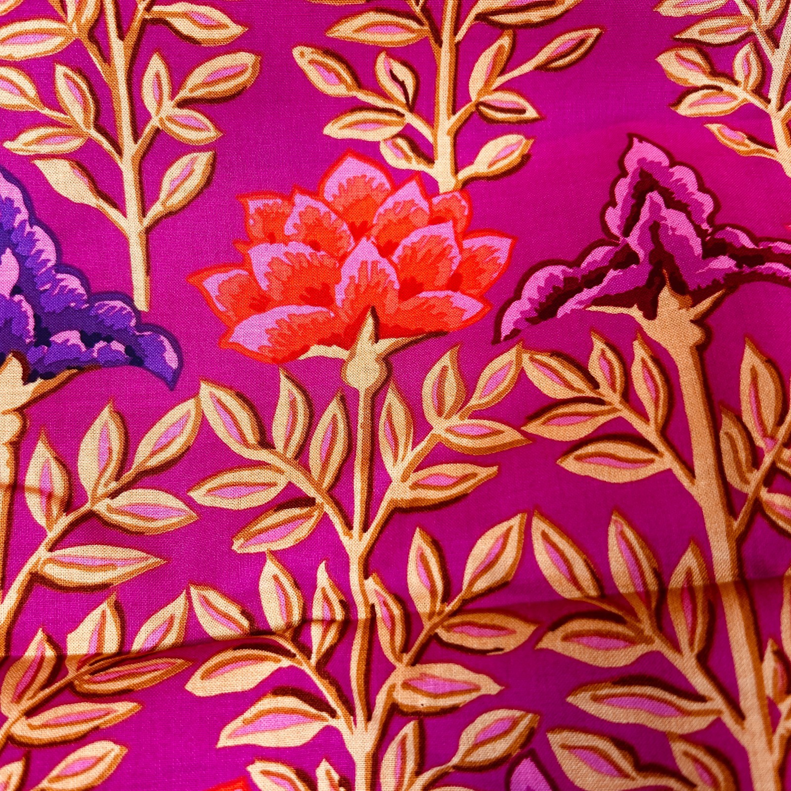 “Mughul” By Kaffe Fasset, For Roan Fabics PGP-161, Pink