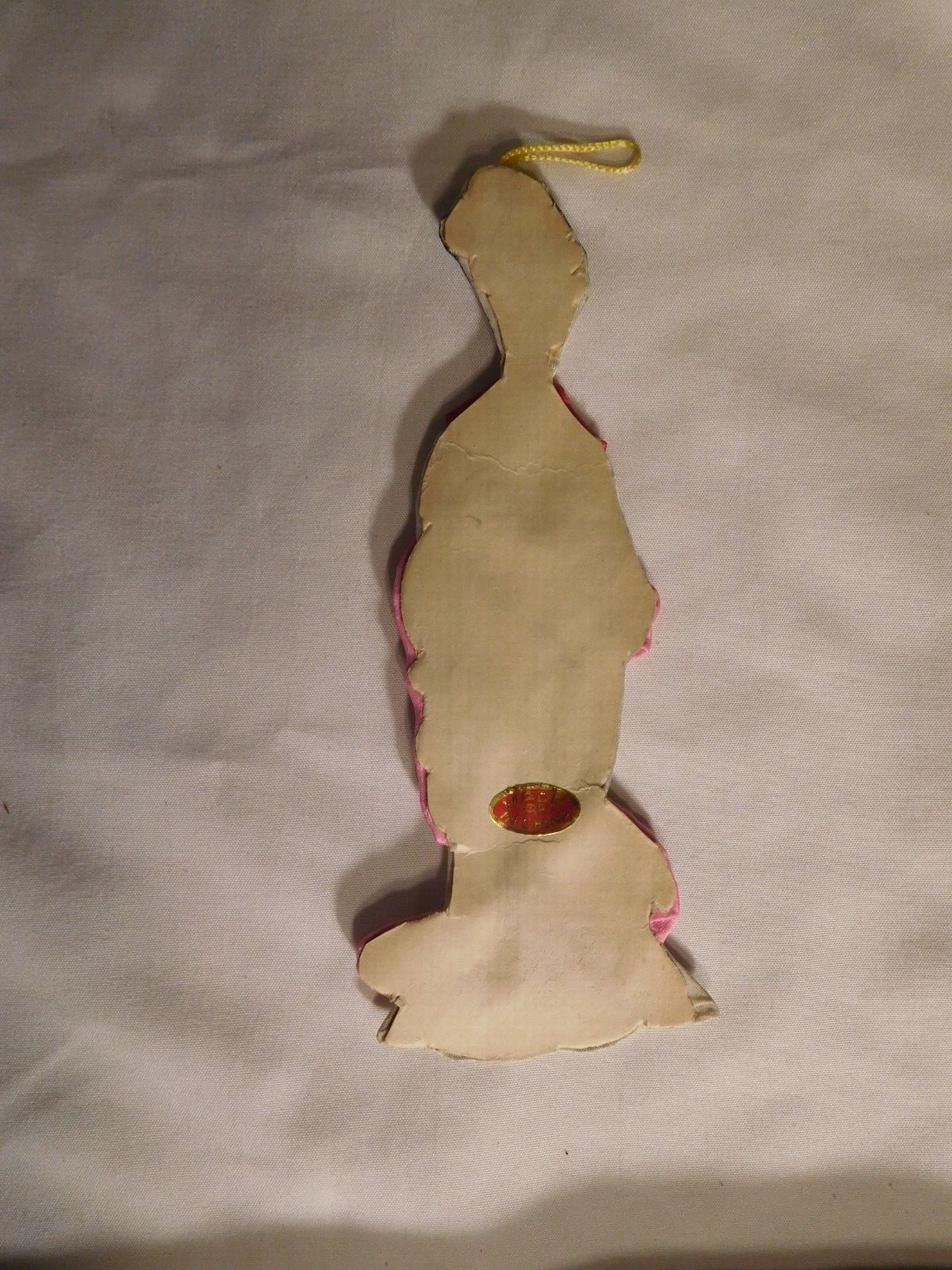Vintage Beautiful Woman Chinese Hand-Made Silk Ornament