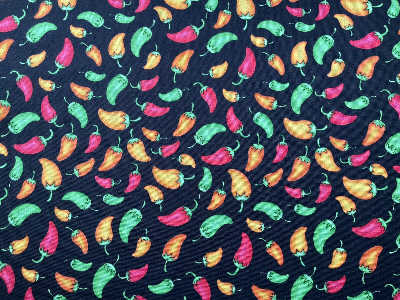 Fabric Green Pepper Red Pepper By RJR Fabric 44″ x 37” 699