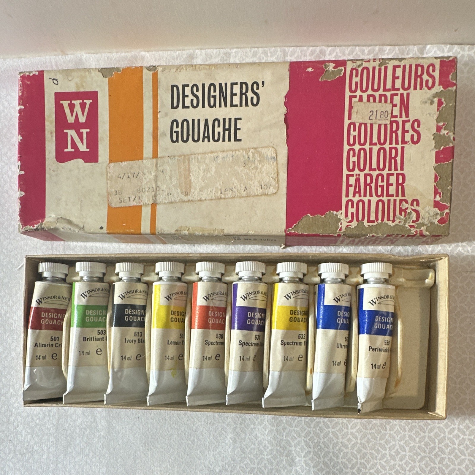 Winsor & Newton Designers’ Gouache Introductory Set 9 x 14ml Multicolor Tubes