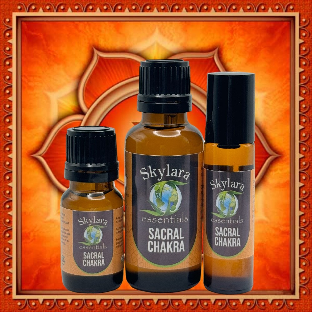 Sacral Chakra Essential Oil Blend All Natural FREE SHIPPING