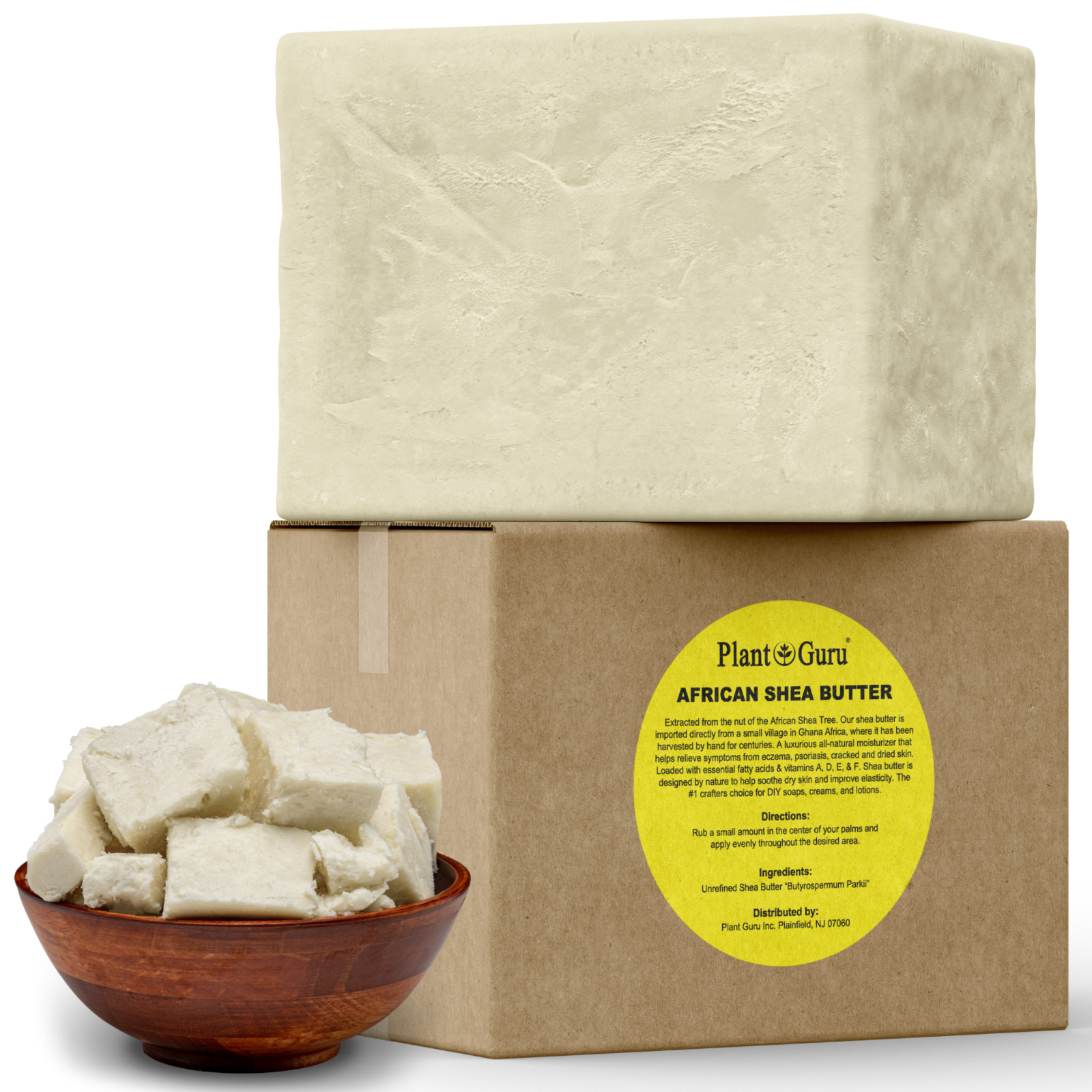 1 lb. Butters 100% Pure Raw Natural Organic Bulk For Skin Face Body Hair