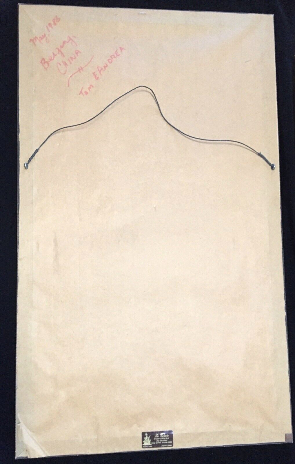 Chinese Silk Tapestry 100 Children Playing 1986 Embroidery Blue 29×18 Framed