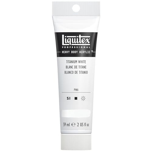Versatile 4.65oz Titanium White Acrylic Paint – Non-Cracking High Viscosity