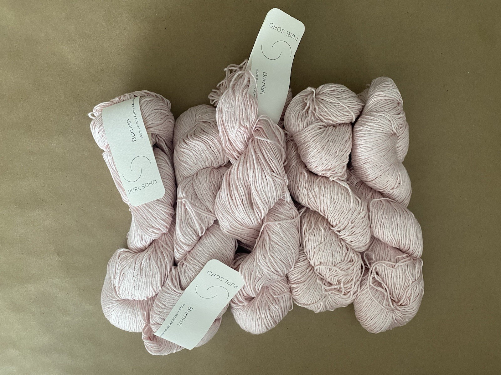 LOT ~ Purl Soho Burnished ~ Pink Pearl ~ 5 hanks