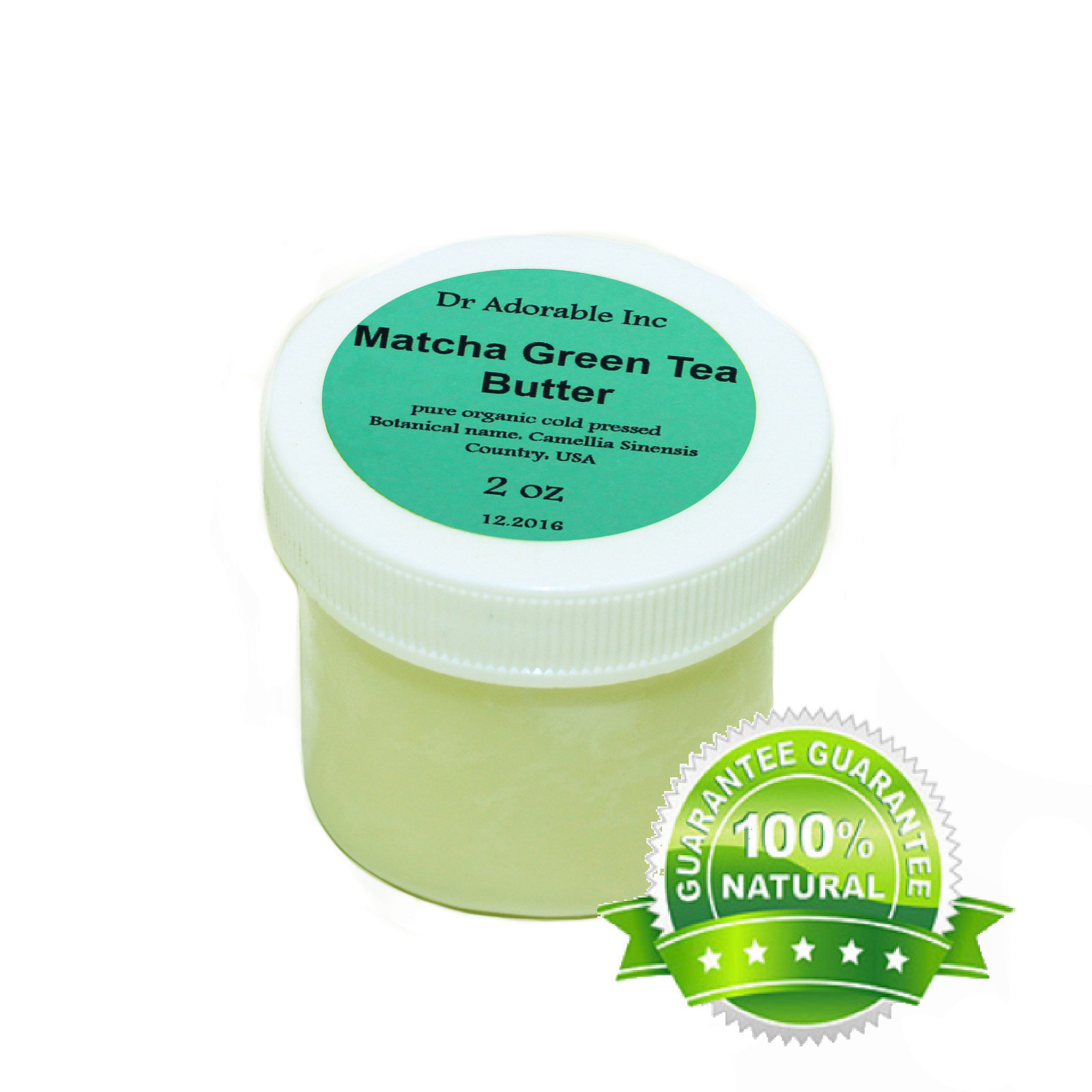 Matcha Green Tea Butter Organic 100% Pure 2 oz 4oz 8oz up to 12 Lb Free Shipping