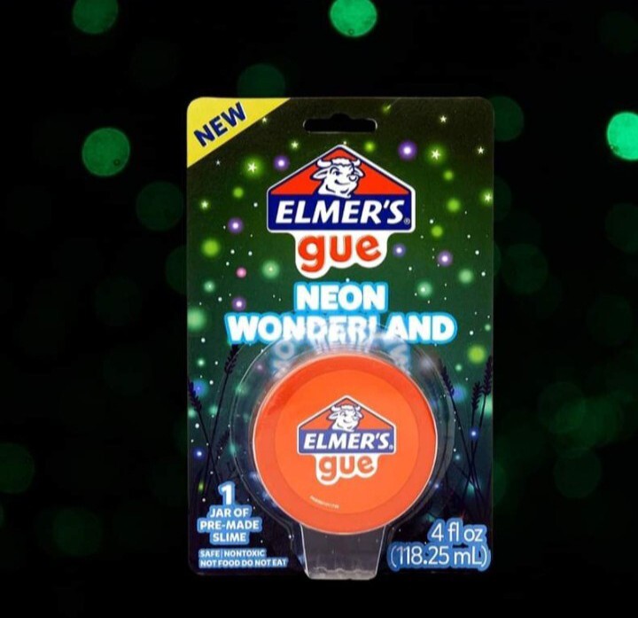 NEW! Elmer’s (2~PACK) ●GUE● 4 OZ. Slime Neon Wonderland Safe & Non-Toxic.