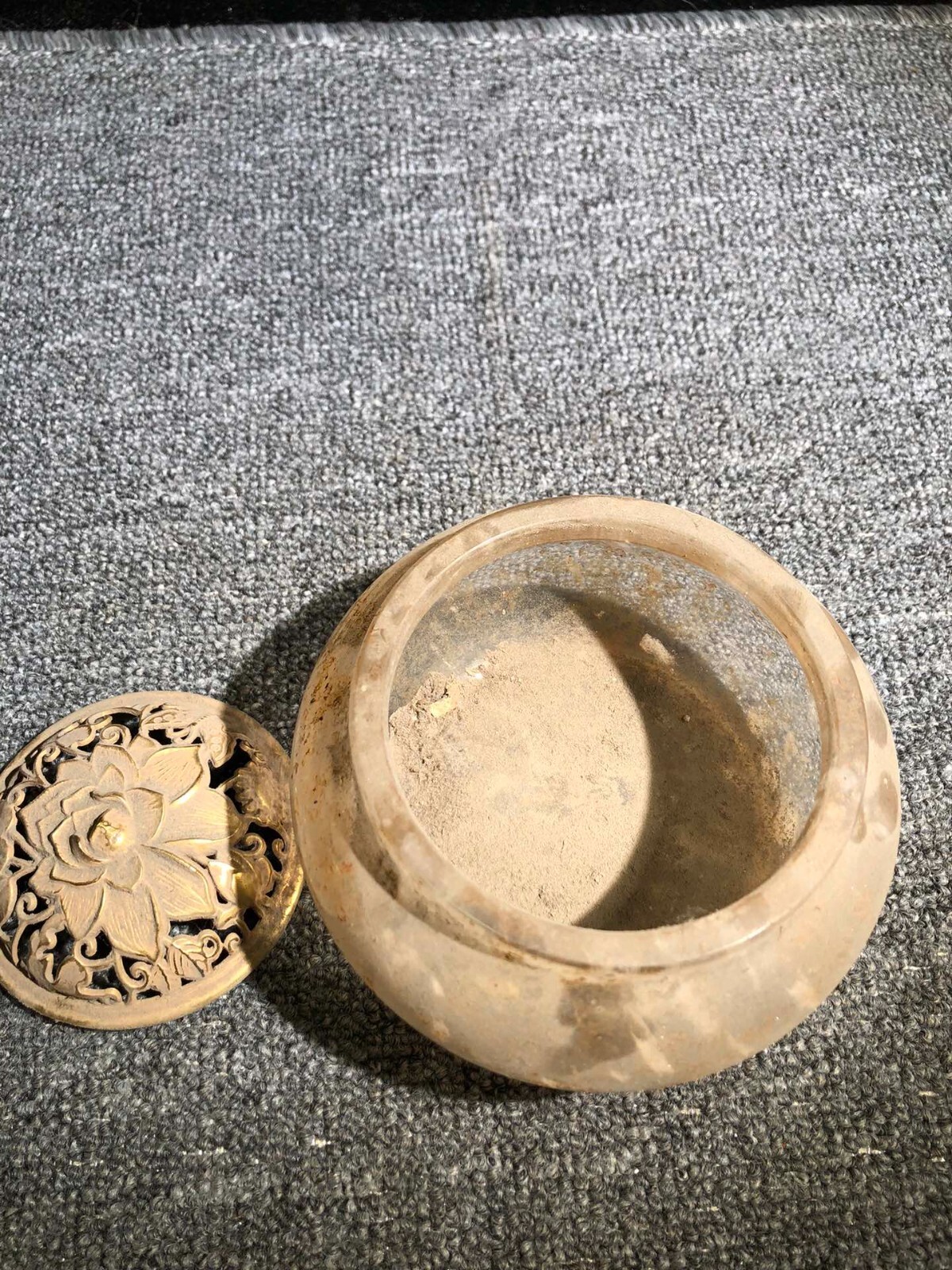 Chinese Antique coloured glaze pot handmade natural Old coloured glaze censer
