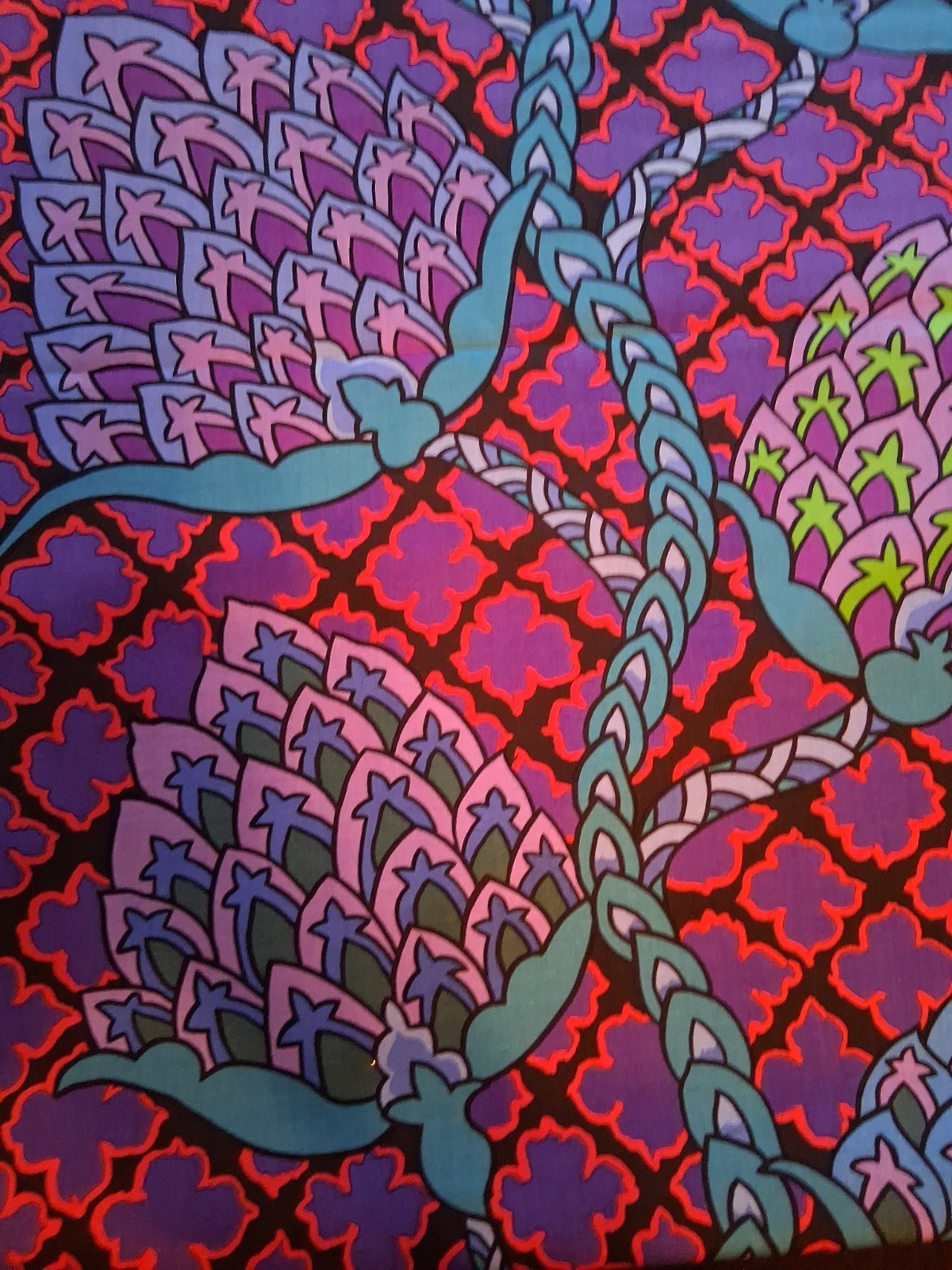 Full 4 Yards Fabric Paisley Flower Bright by Kaffe Fassett Collective Free Ship