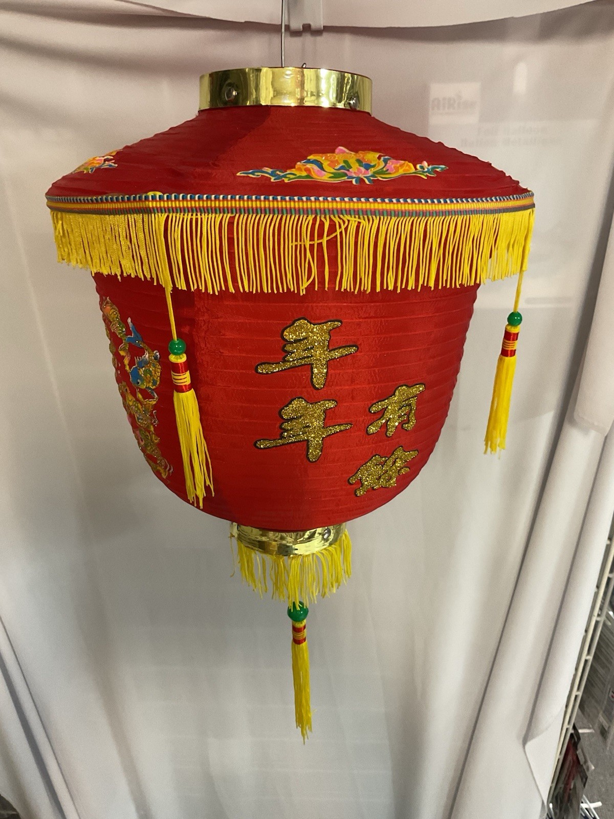 Red Traditional Paper Chinese Decorative Lantern W/ Tassel