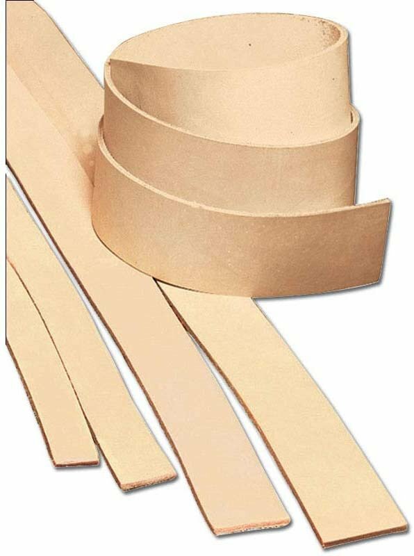 European Leather Works 8-9 oz. (3.2-3.6mm) Heavyweight Natural Vegetable…
