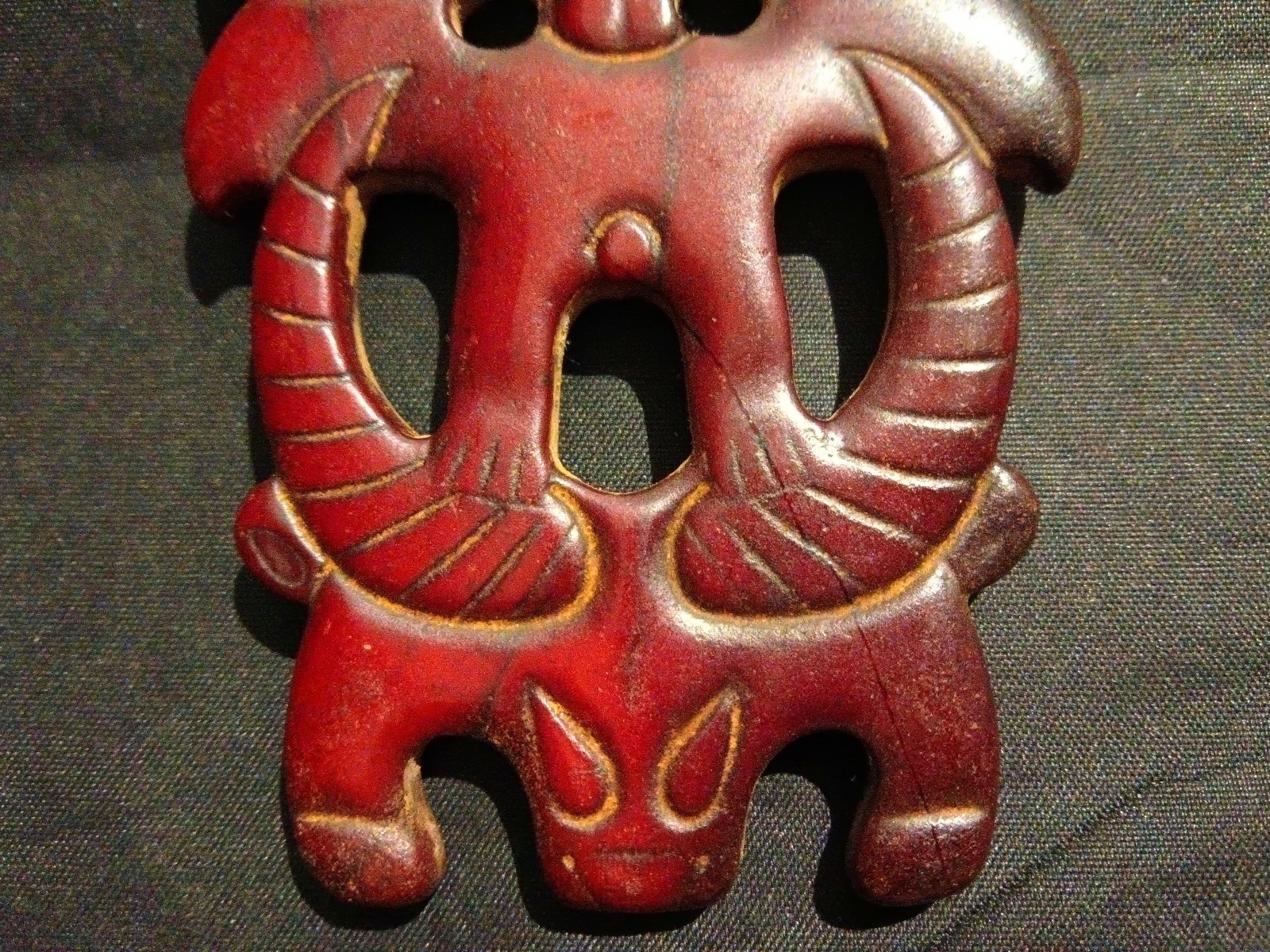 Good Quality Large Chinese Jade Hand Carved *Figure* 2Faces Plaque