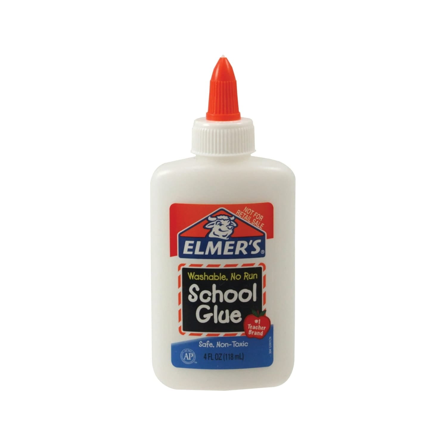 Elmer’s Liquid School Glue, Washable, 4oz., 1 Count