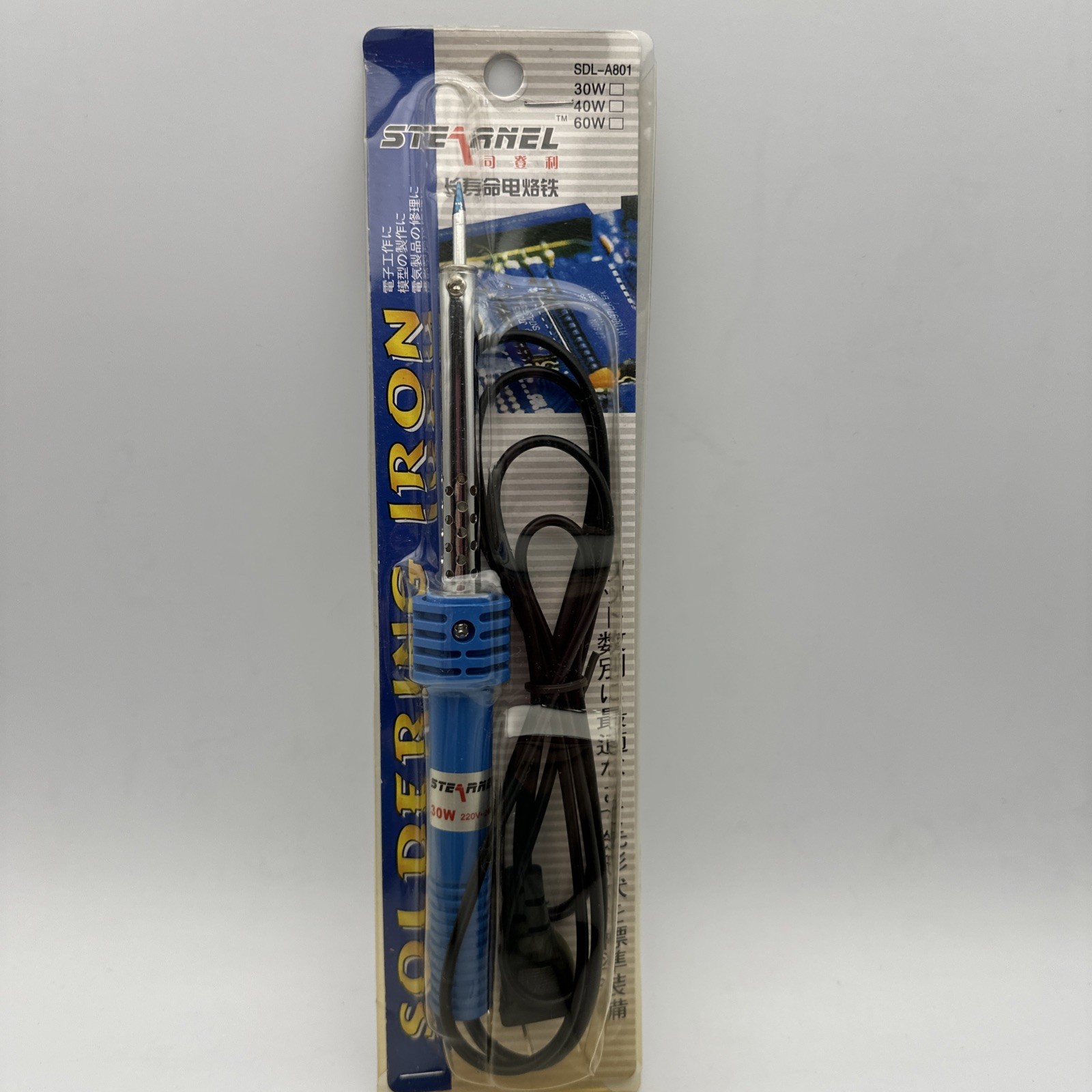 Stearnel Soldering Iron Tool for DIY Jewelry Handmade Crafting Blue 110V-240V