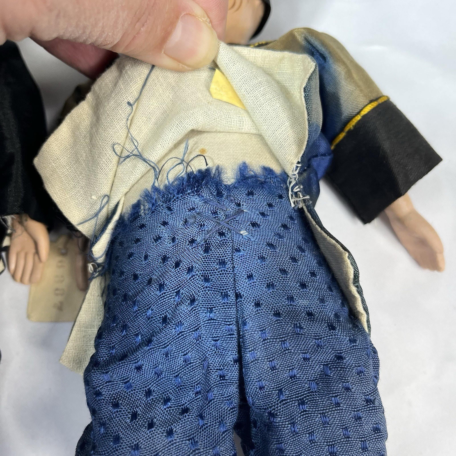 2 Composition Cloth Chinese Asian Dolls Jolly Chinese Character Doll Mr Foo Wife