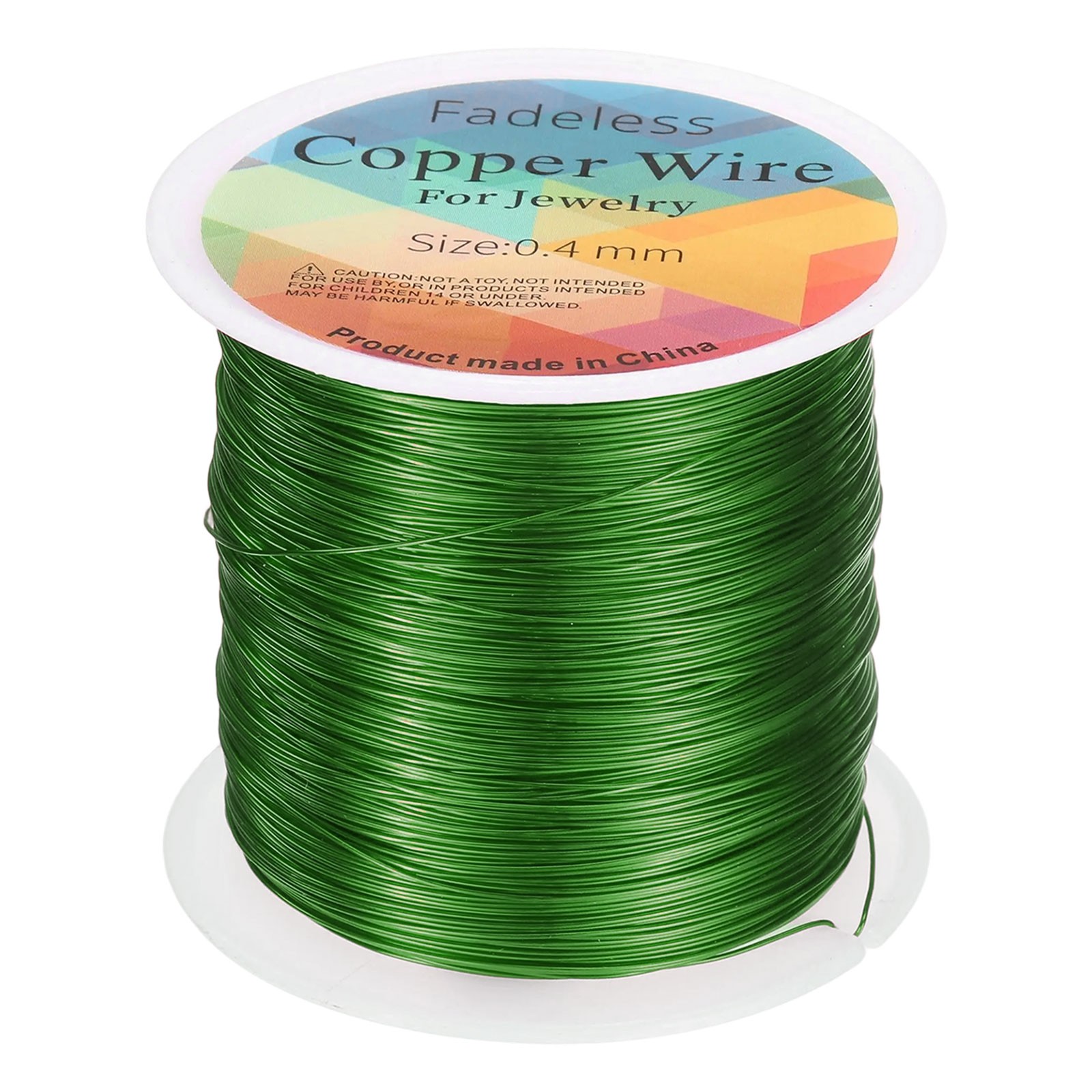 Wire 328ft 26 Gauge Copper Craft Wrapping Wire Green