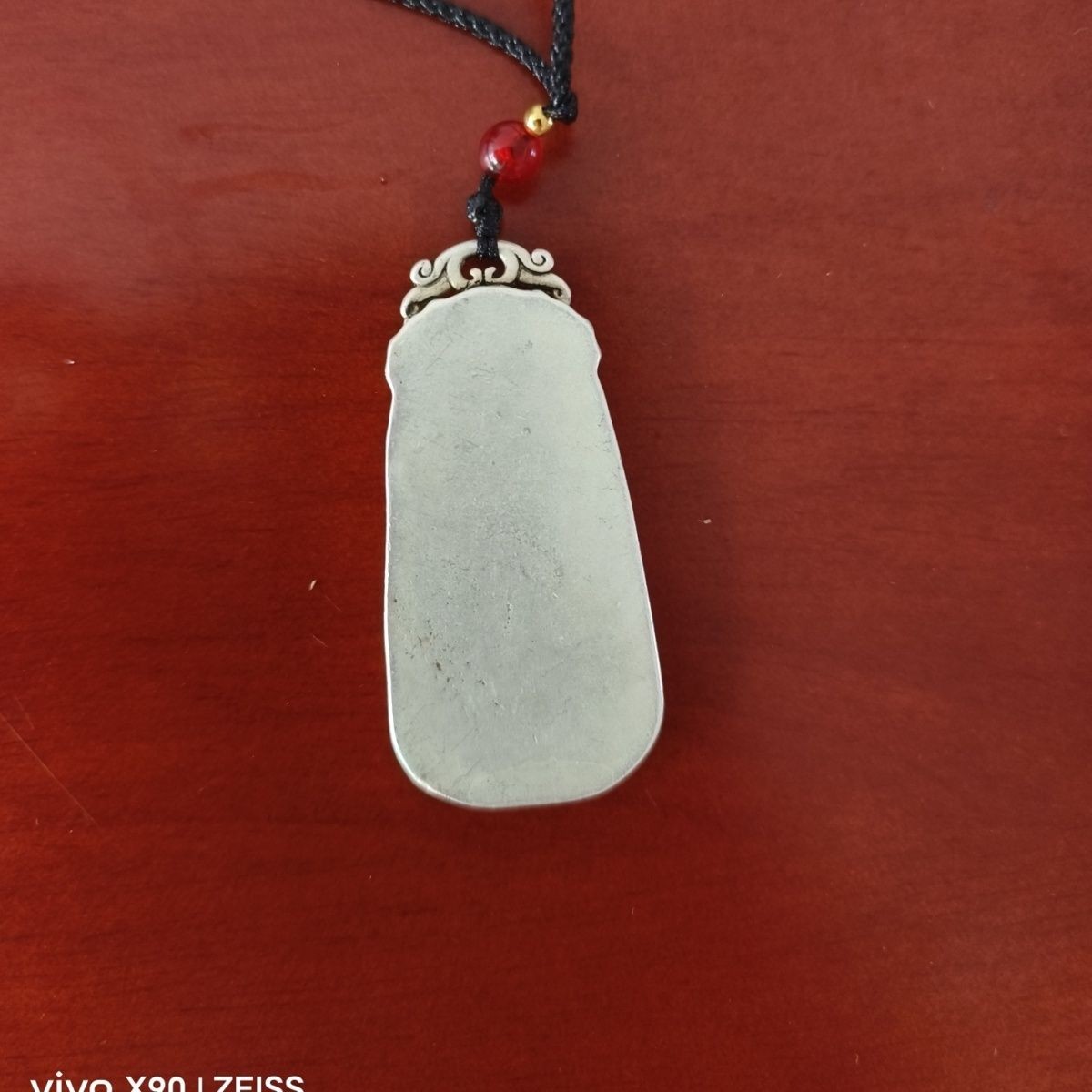 Antique Alloy Guanyin Bodhisattva Pendant Necklace Lucky Amulet Talisman Jewelry