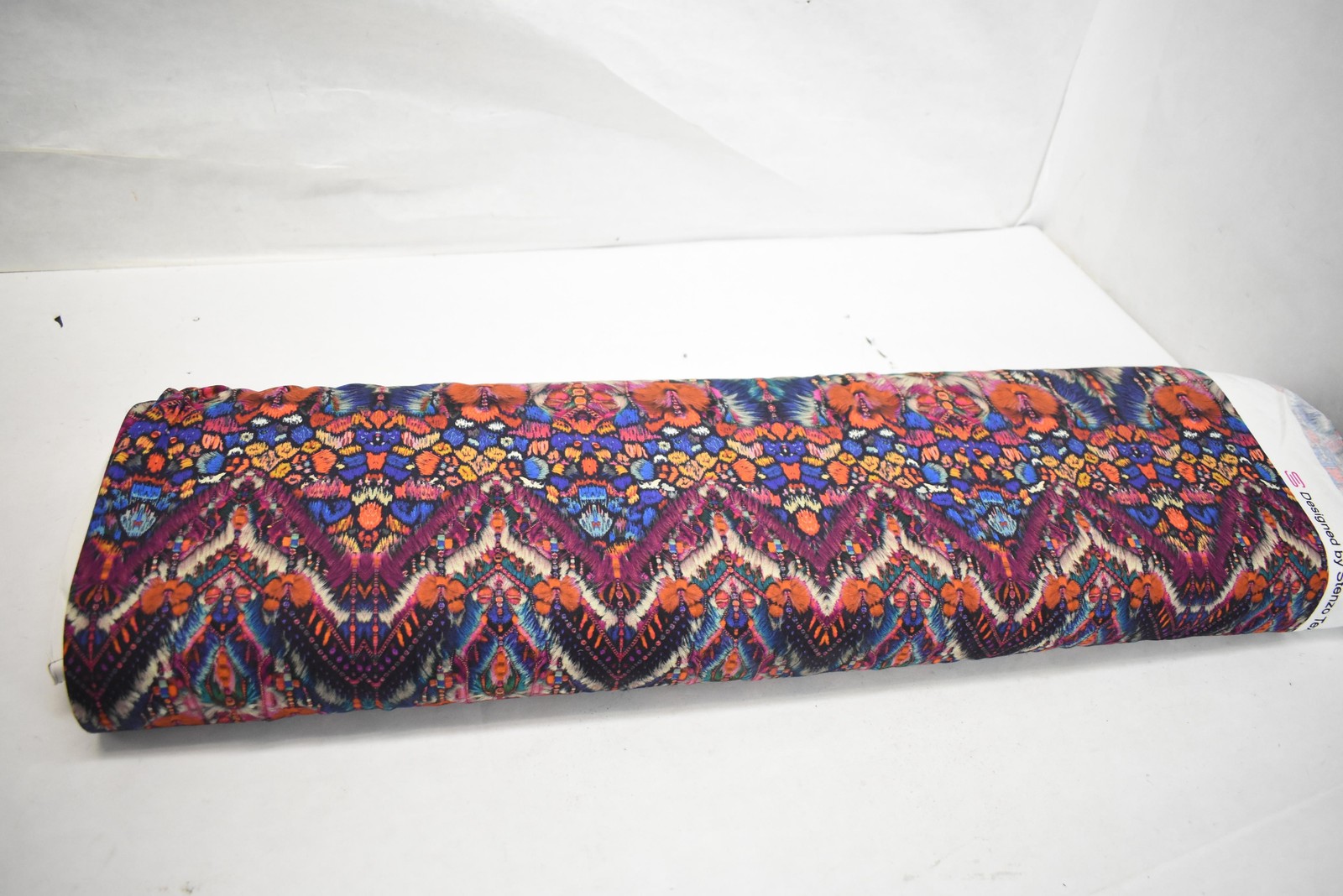 Stenzo Textiles Geometric Fabric Bolt 13+ Yards Multicolor Craft Sewing