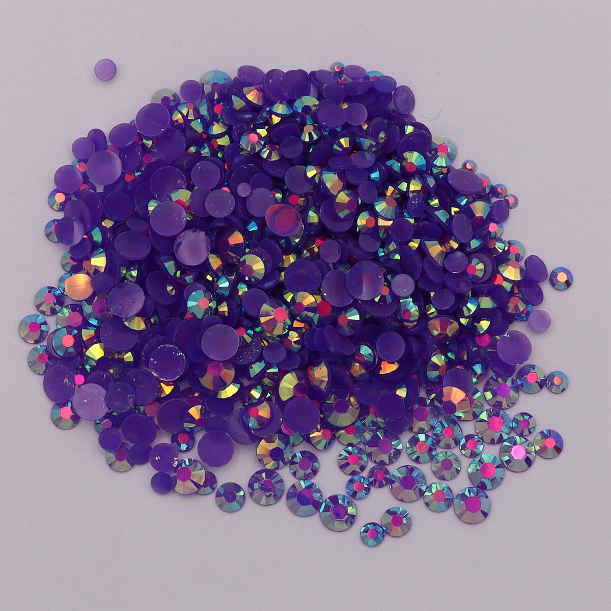 Resin Non Hot Fix Rhinestones Flat Back Gem Plastic Crystals Trimming For Crafts