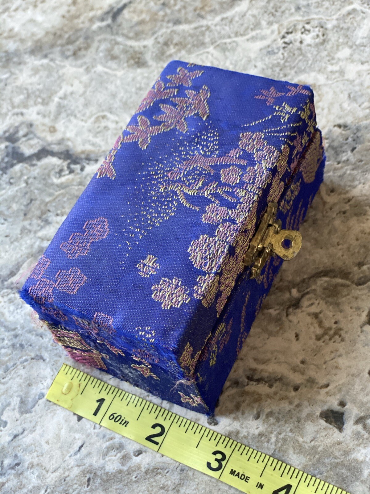 Vintage Chinese Shou Xing Iron Balls & Box Stress Relaxing Collectible