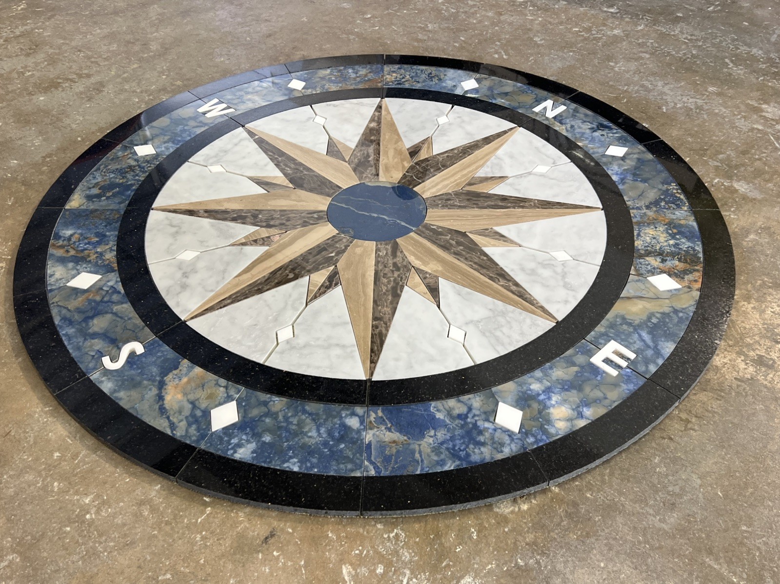 Floor Marble Medallion 32×32 Inch