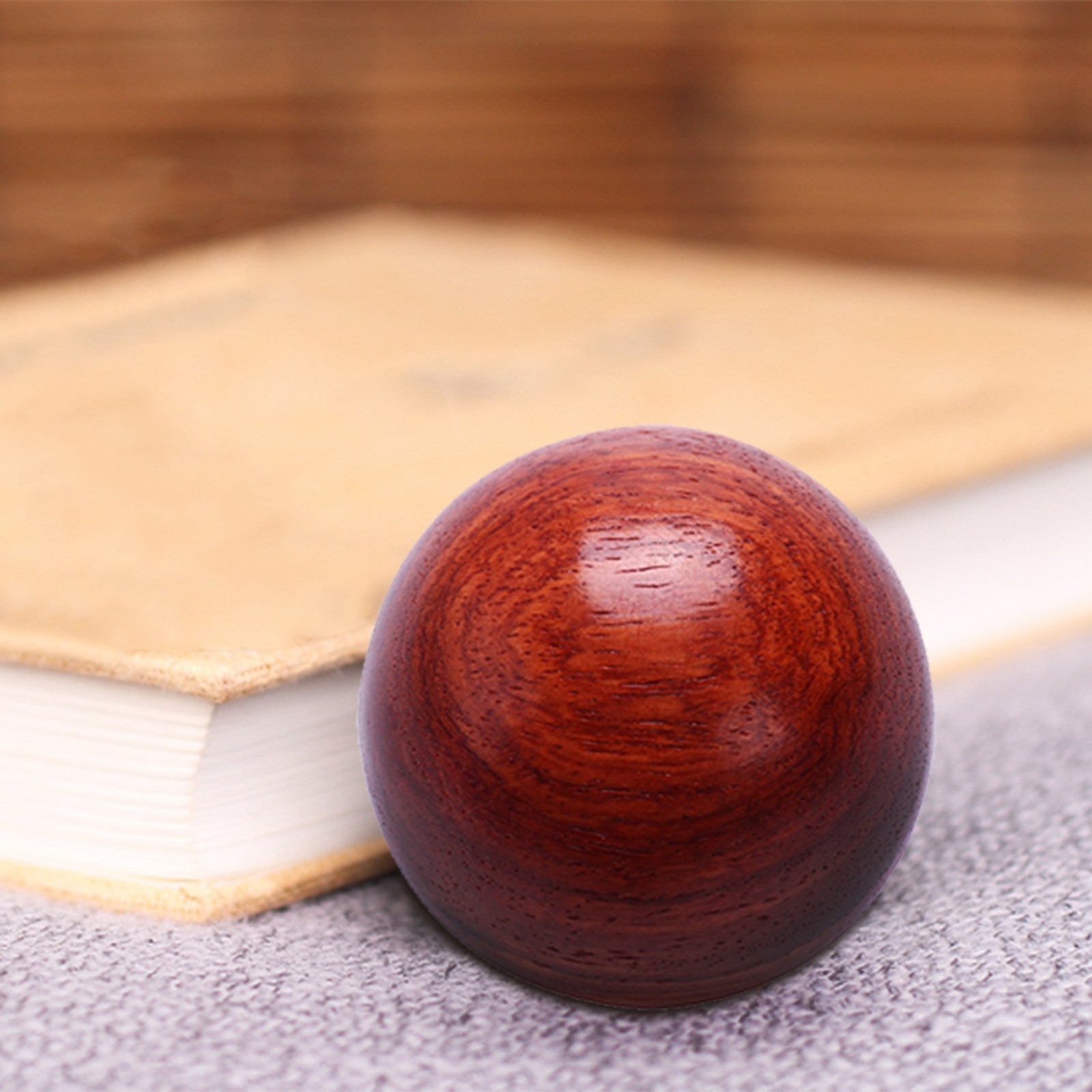 5Cm Wooden Stress Baoding Health Exercise Handball Finger Massage Chinese7415