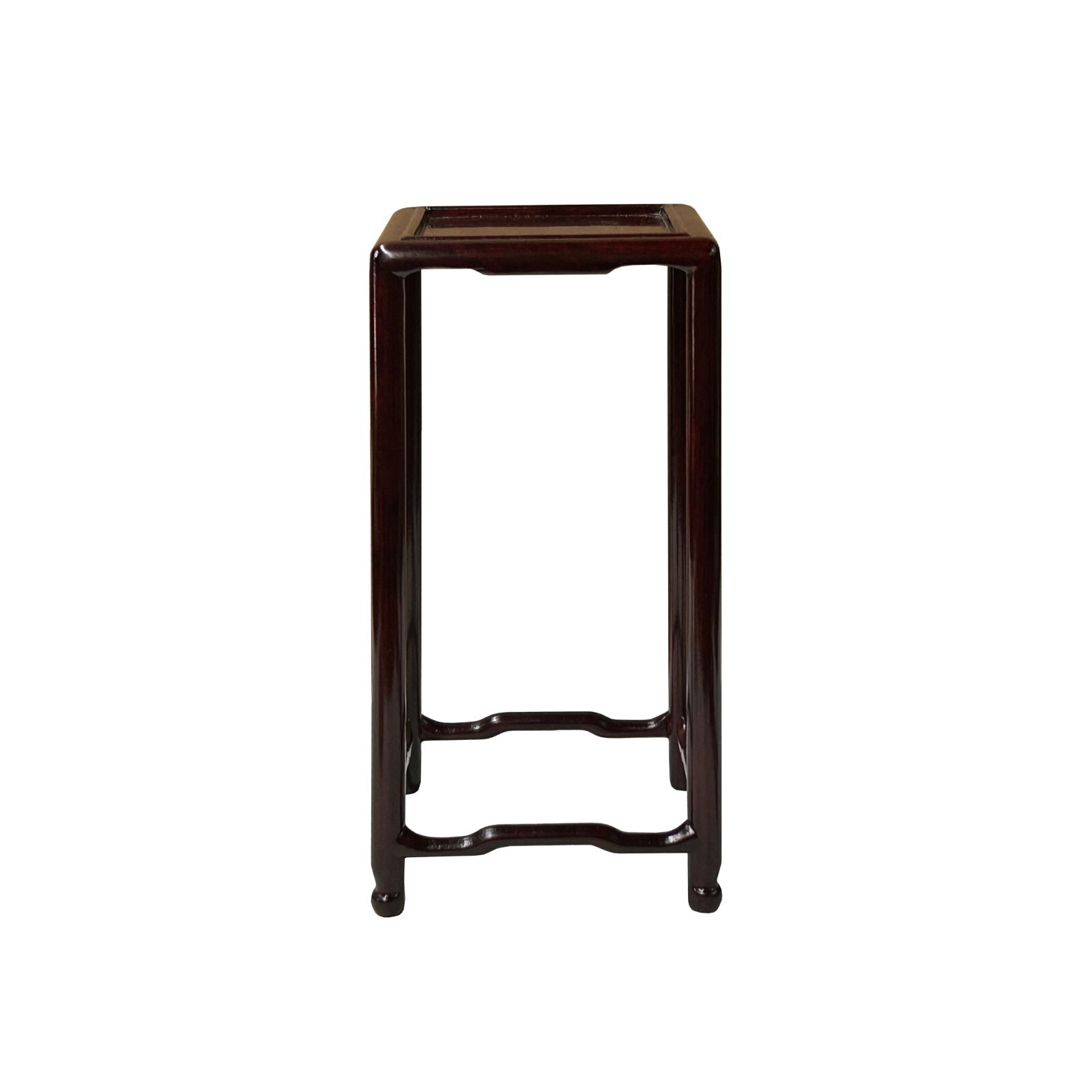 3.25″ Reddish Brown Square Slim Legs Tall Wood Display Stand Easel ws4288C