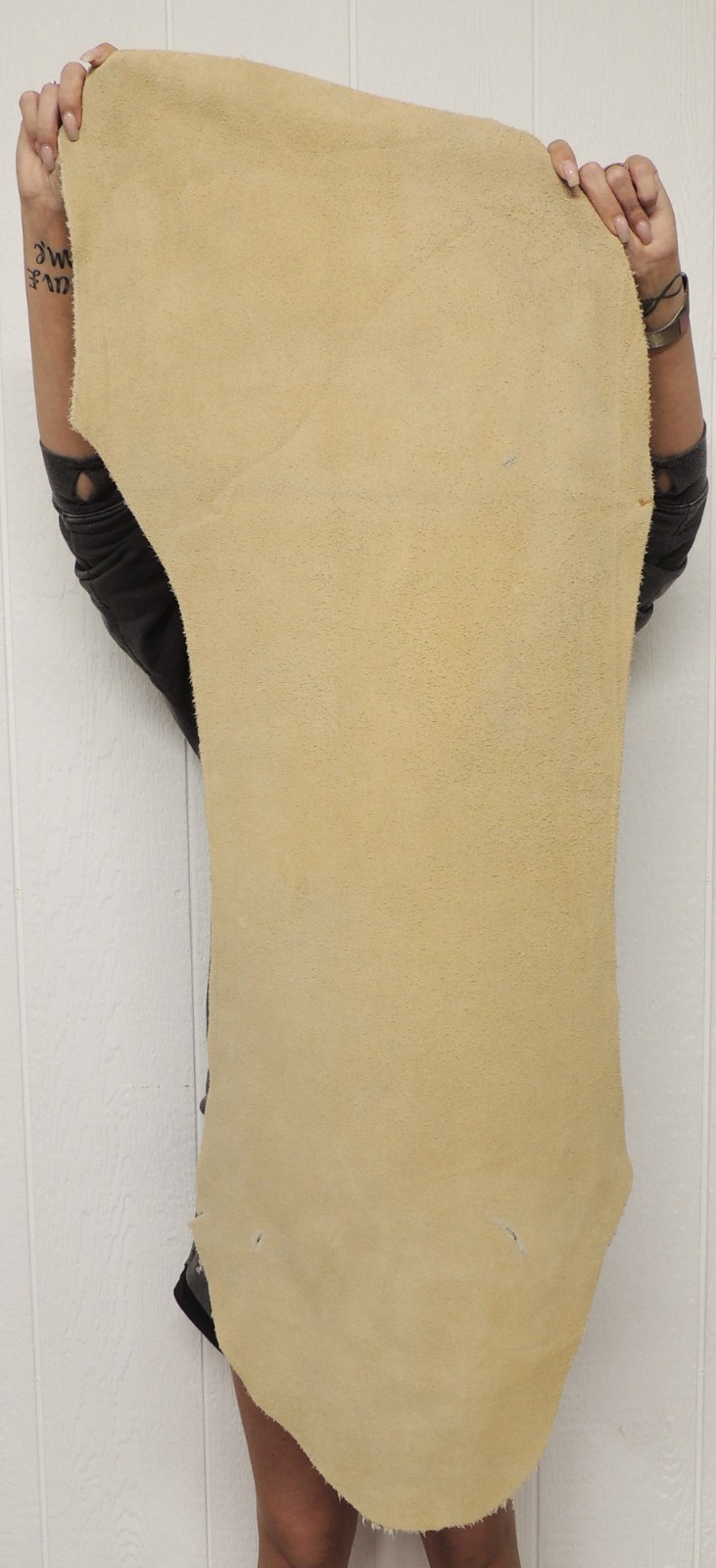 4-6 oz. BRAINTAN BUFFALO Leather Hide for Native Crafts Moccasins Buckskins Bag