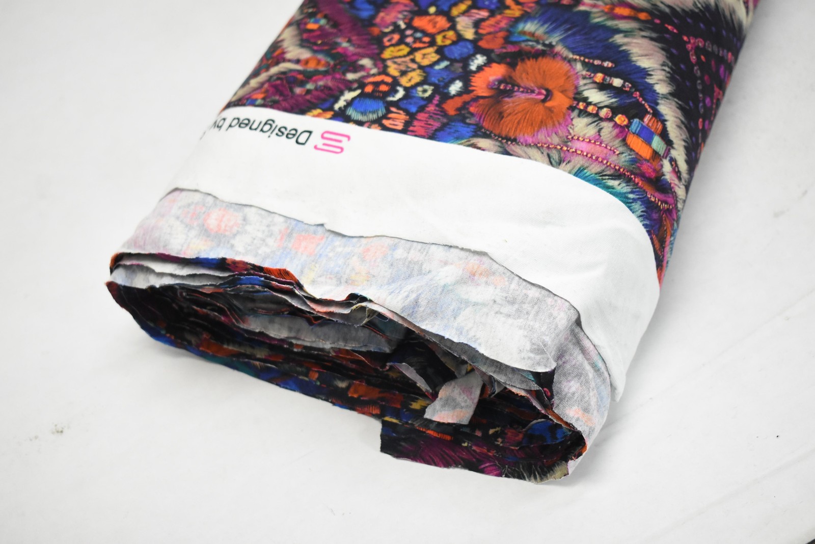 Stenzo Textiles Geometric Fabric Bolt 13+ Yards Multicolor Craft Sewing