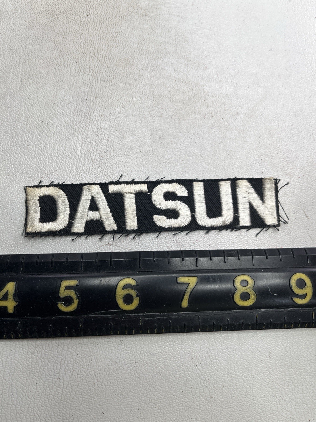Vtg Borderless DATSUN Car Auto Patch T218
