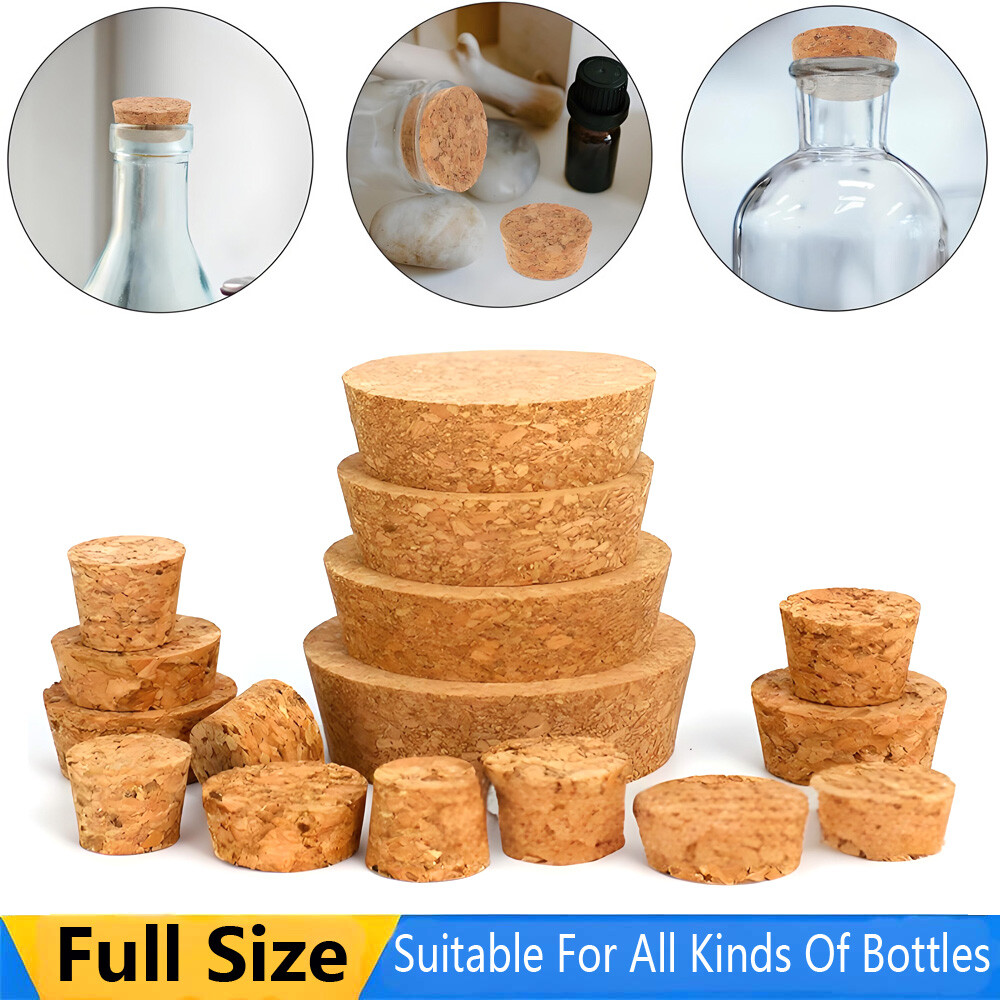 Cork Stopper Plug Round Tapered Style Crafts Fishing Wine Fit Bottle Different