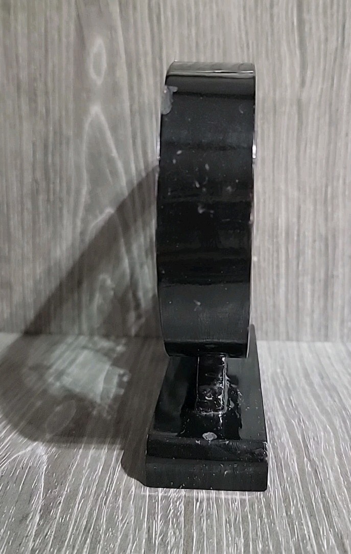 Vintage Chinese Diorama Cork Carving Glass Case Pagoda/Trees/Cranes 8″x6.5″x2″