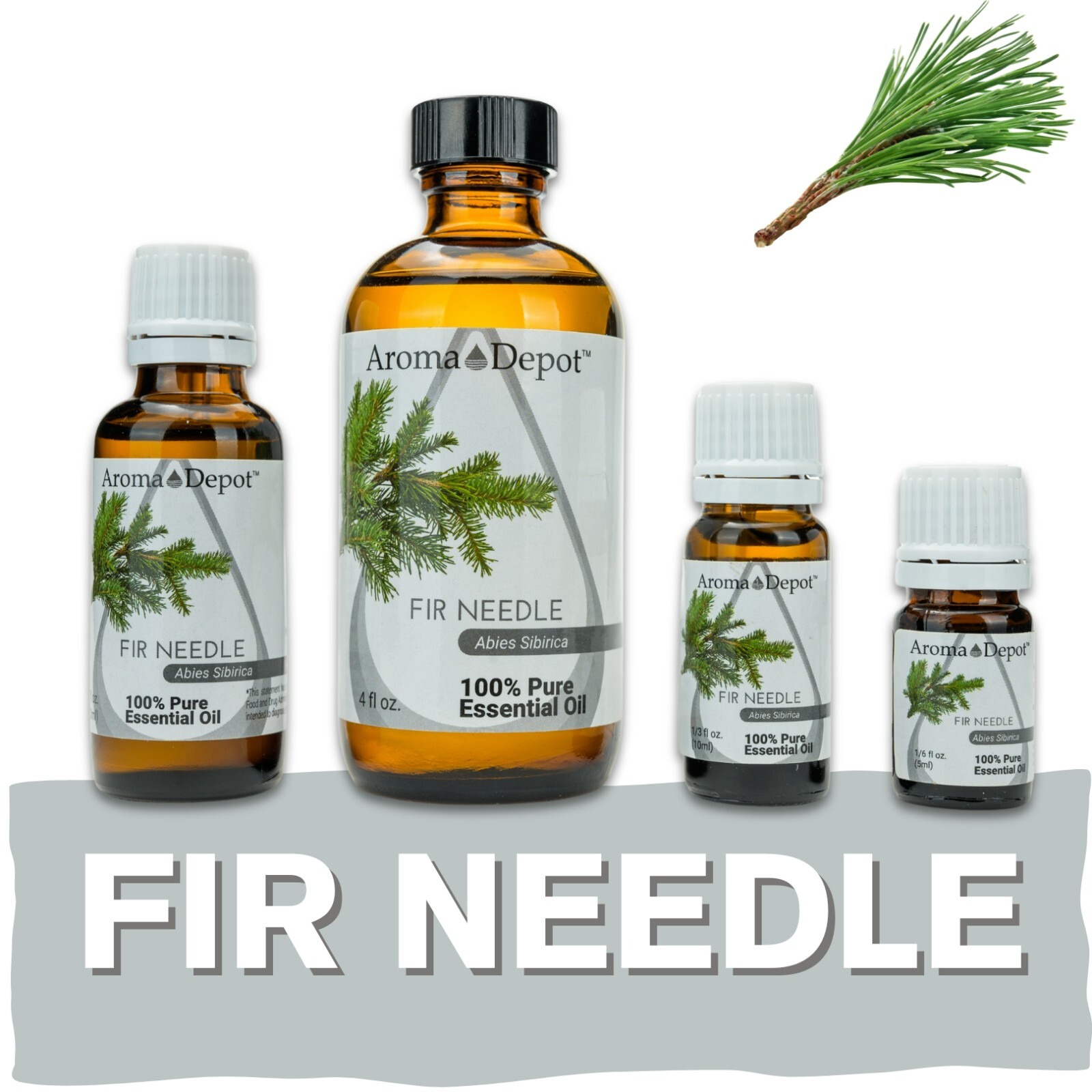 Fir Needle Essential Oil Therapeutic Grade 100% Pure Natural Aceite Esencial
