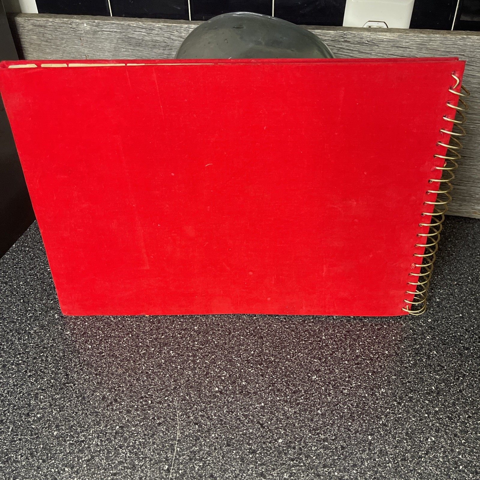 RARE 1980s Chinese Photo Album Red New Old Stock Unused