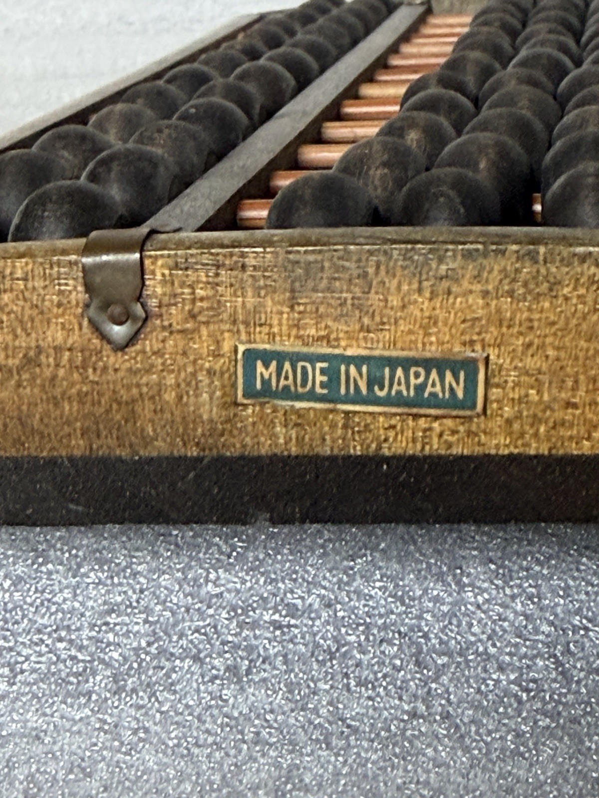 Vintage Japanese Wooden Abacus – 13 Columns Made in Japan