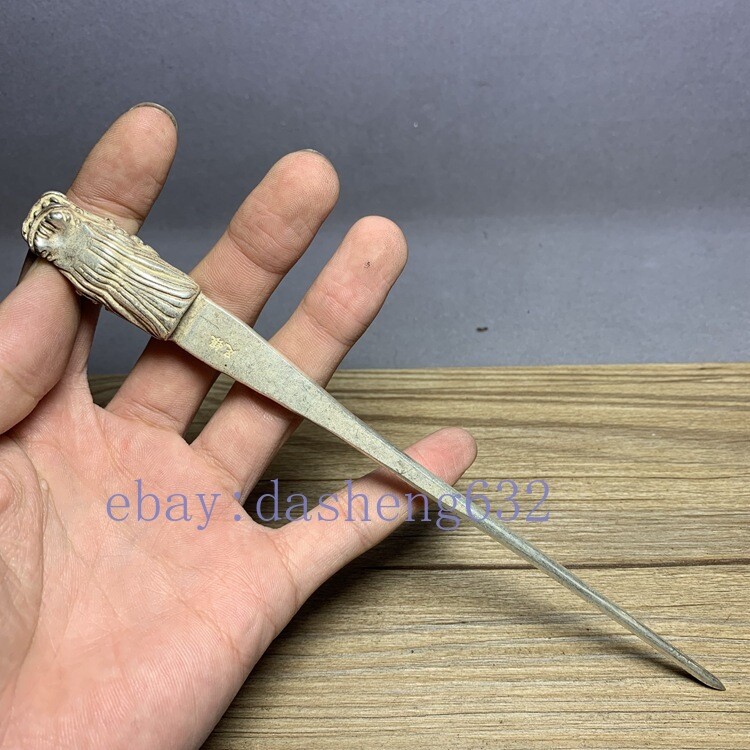 Collection Old Chinese Hand-made Dragon Hairpin Hair Decoration