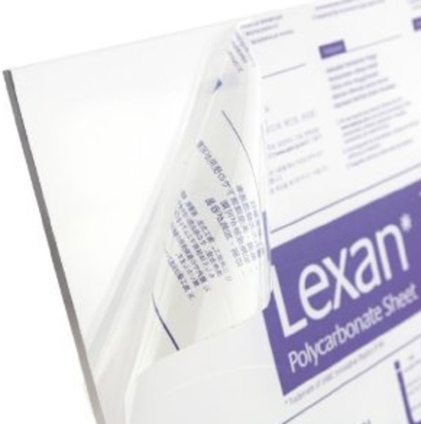 Lexan Tuffak Polygal Polycarbonate Sheet Clear 1/2″ Thick You Pick The Size