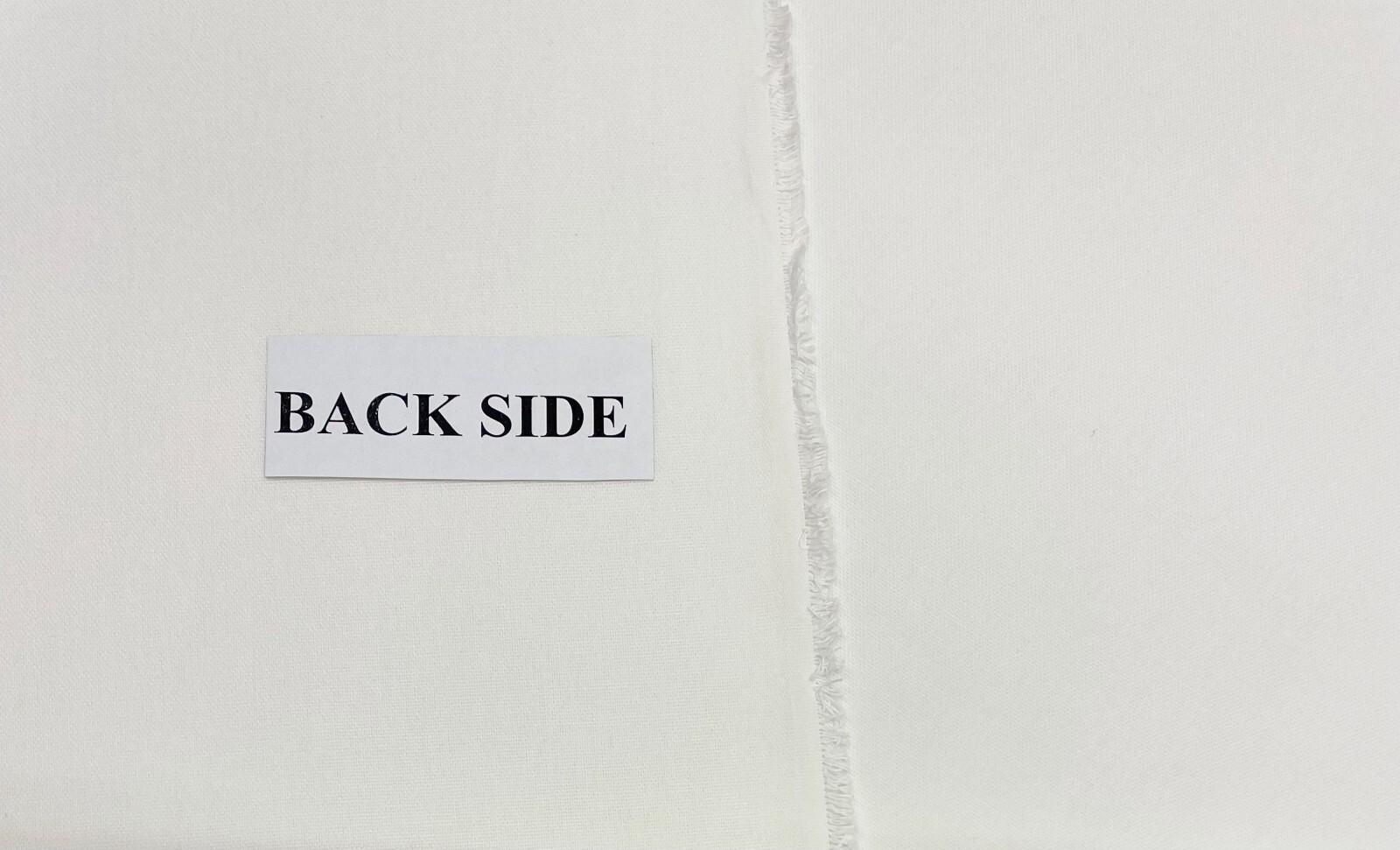 WHITE CANVAS 100% COTTON DUCK 7 OZ APPAREL MULTIUSE FABRIC BY 1/2(.5) YARD 62″ W