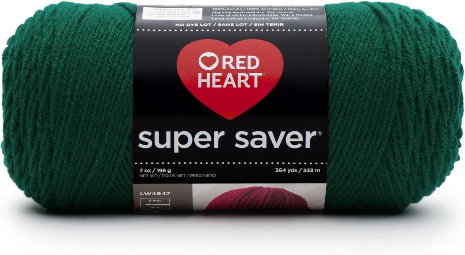 Red Heart E300 Super Saver Economy Yarn, Paddy Green for Knitting and Crochet