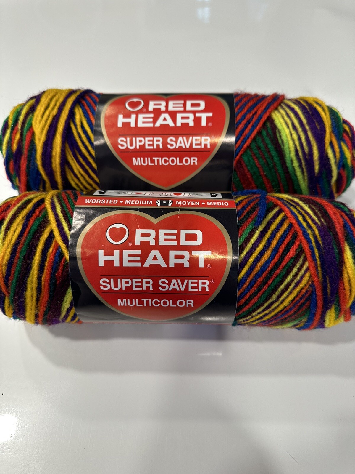 RED HEART SUPER SAVER MULTICOLOR YARN MEXICANA 5oz 141g 278 Yards