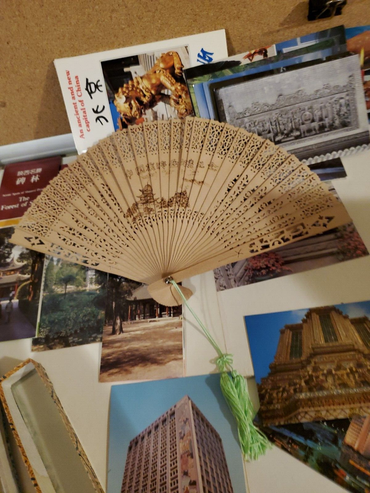 huge Vintage Brochure LOT China Postcards 1980s menu souvenirs photos educationl