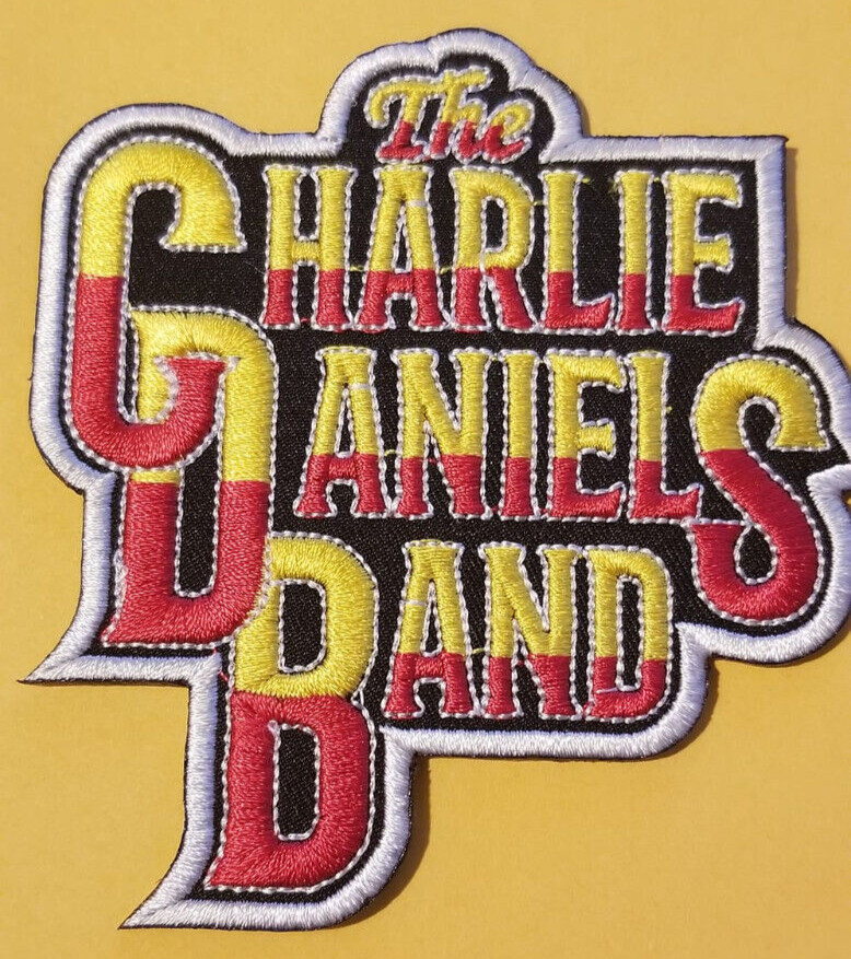 The Charlie Daniels Band Embroidered Patch approx 3.25×3.5″