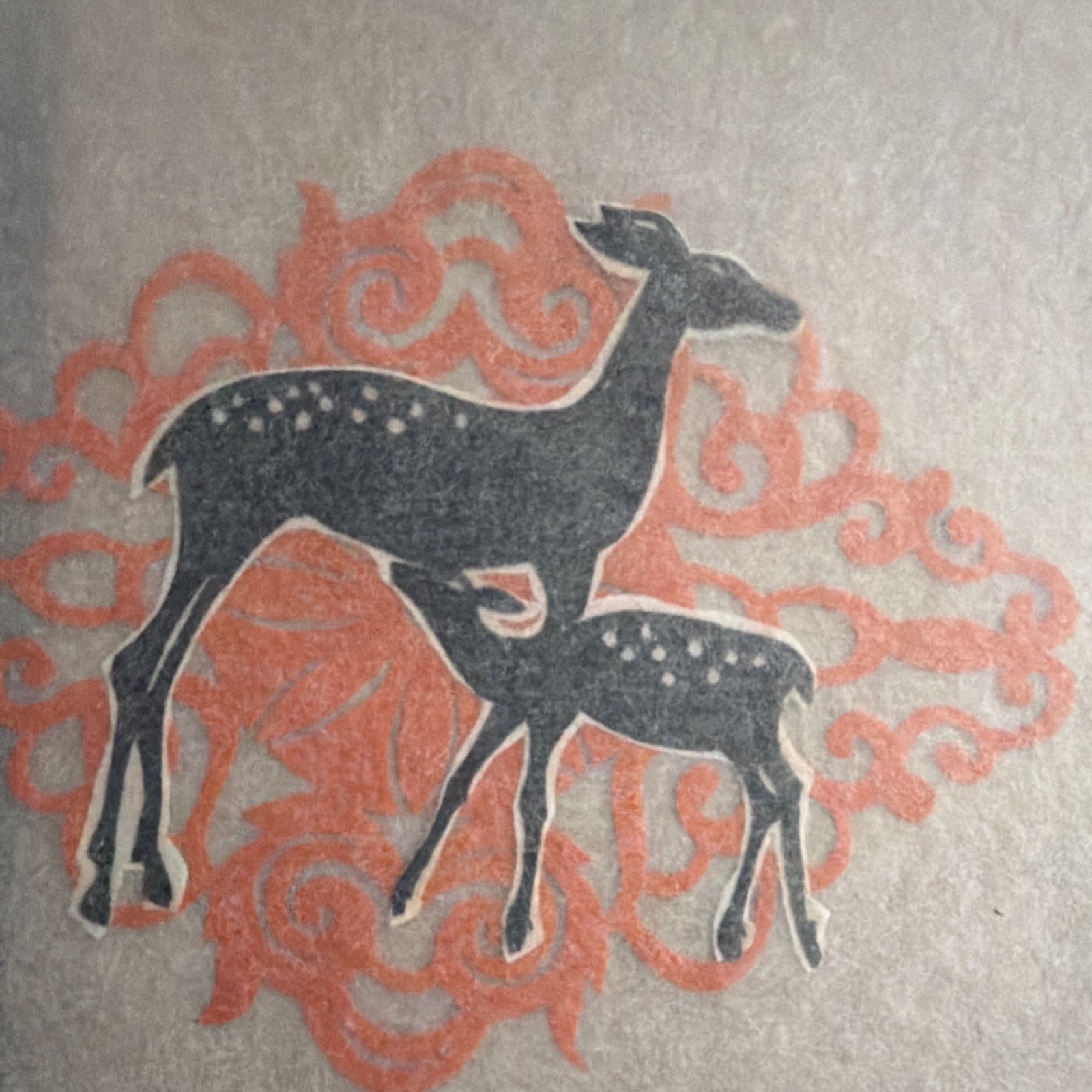 Yangchow China Handmade Chinese Deer Motif Paper Cutouts Collection