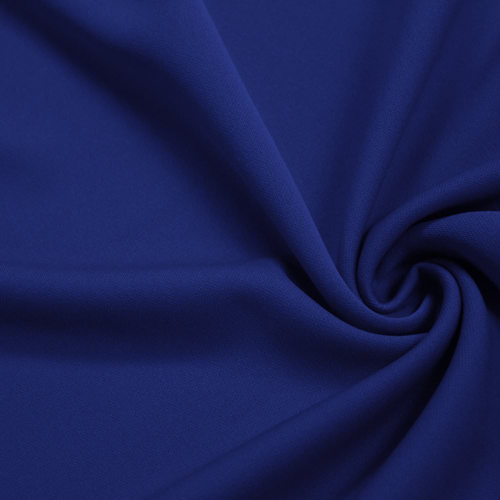 ROYAL SCUBA STRETCH POLYESTER DOUBLE KNIT CLOTHING GOWNS WRINKLE FREE FABRIC