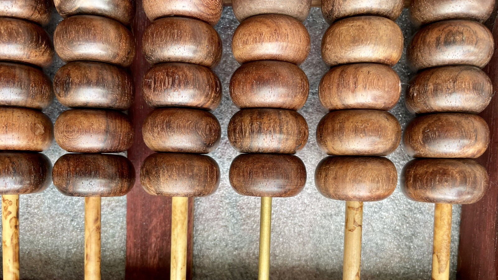 Chinese vintage solid wood abacus 13 Rows (Huanghuali?)