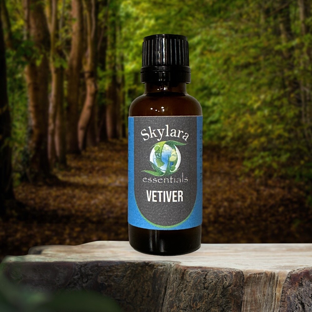 Skylara 100% Pure Organic Vetiver Essential Oils