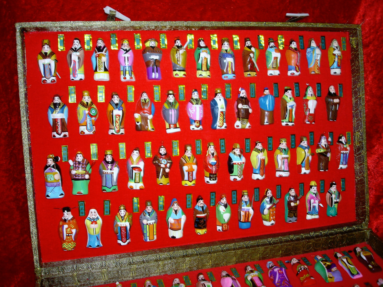 Set of 96 Chinese Emperors in 14″ x 9 ” Display Box